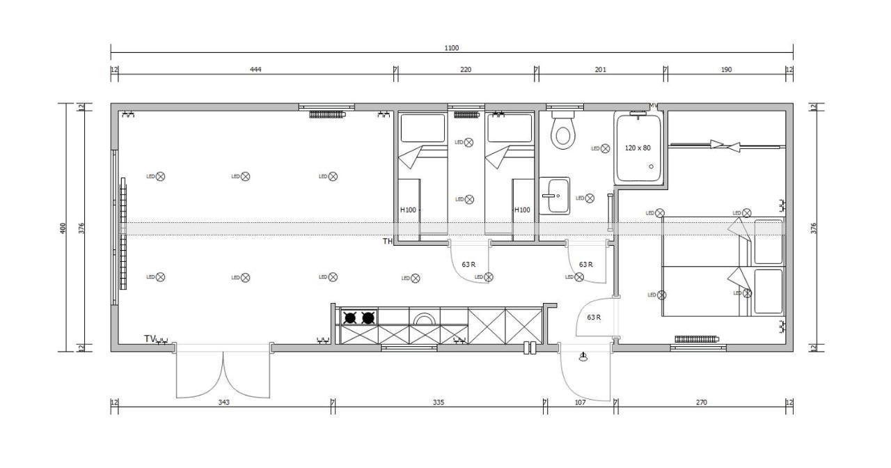 Chalets Op Minicamping Dorpszicht Gapinge Exterior foto