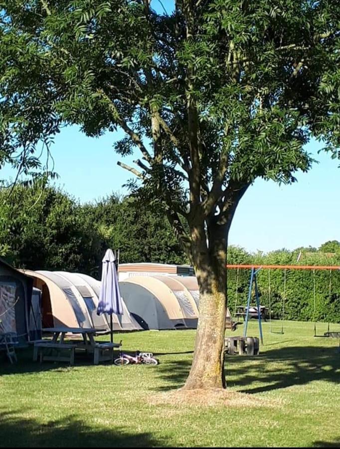Chalets Op Minicamping Dorpszicht Gapinge Exterior foto